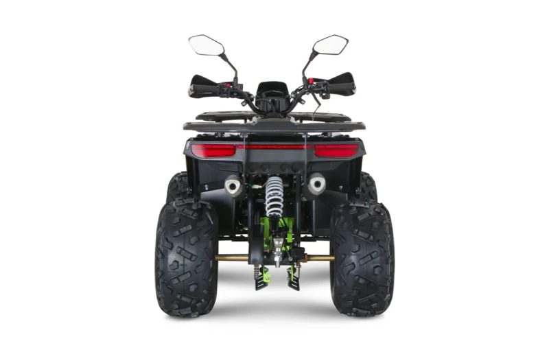 Traseira do Markx Hammer 125, com amortecedor central e engate
